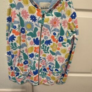 Mini Boden Multicolor Terry Cloth Hoodie